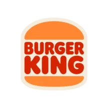 Burger King logo firmy z rolki reklamowej